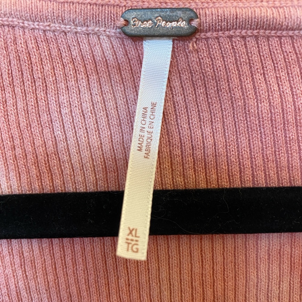 Free People Pink Rory Henley Tie Dye Top NWOT - Picture 8 of 8